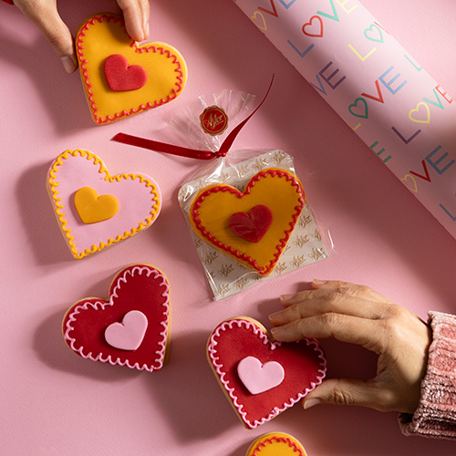 Galleta corazón grande
