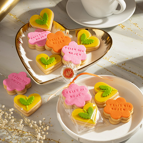 Galleta mujer + feliz dia