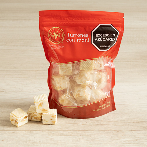 Turrones 250 grs solo maní
