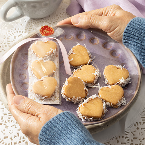 Galleta alfajor corazón