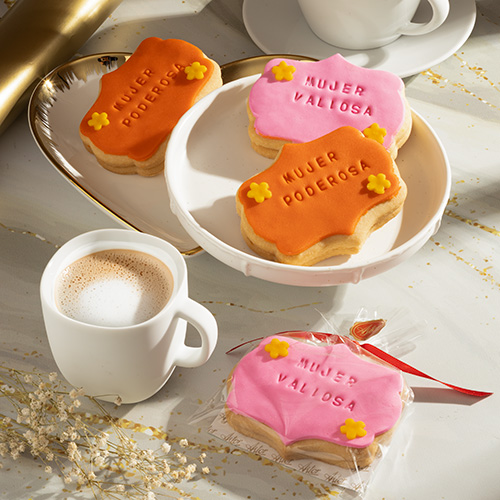 Galleta mensaje mujer